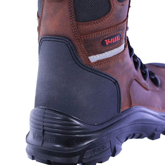 Bota De Seguridad V-Flex V66 Thinsulate® Hidrofugada Café