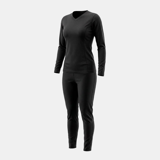 CONJUNTO INTERIOR POLIESTER HW COOLDRY MUJER NEGRO