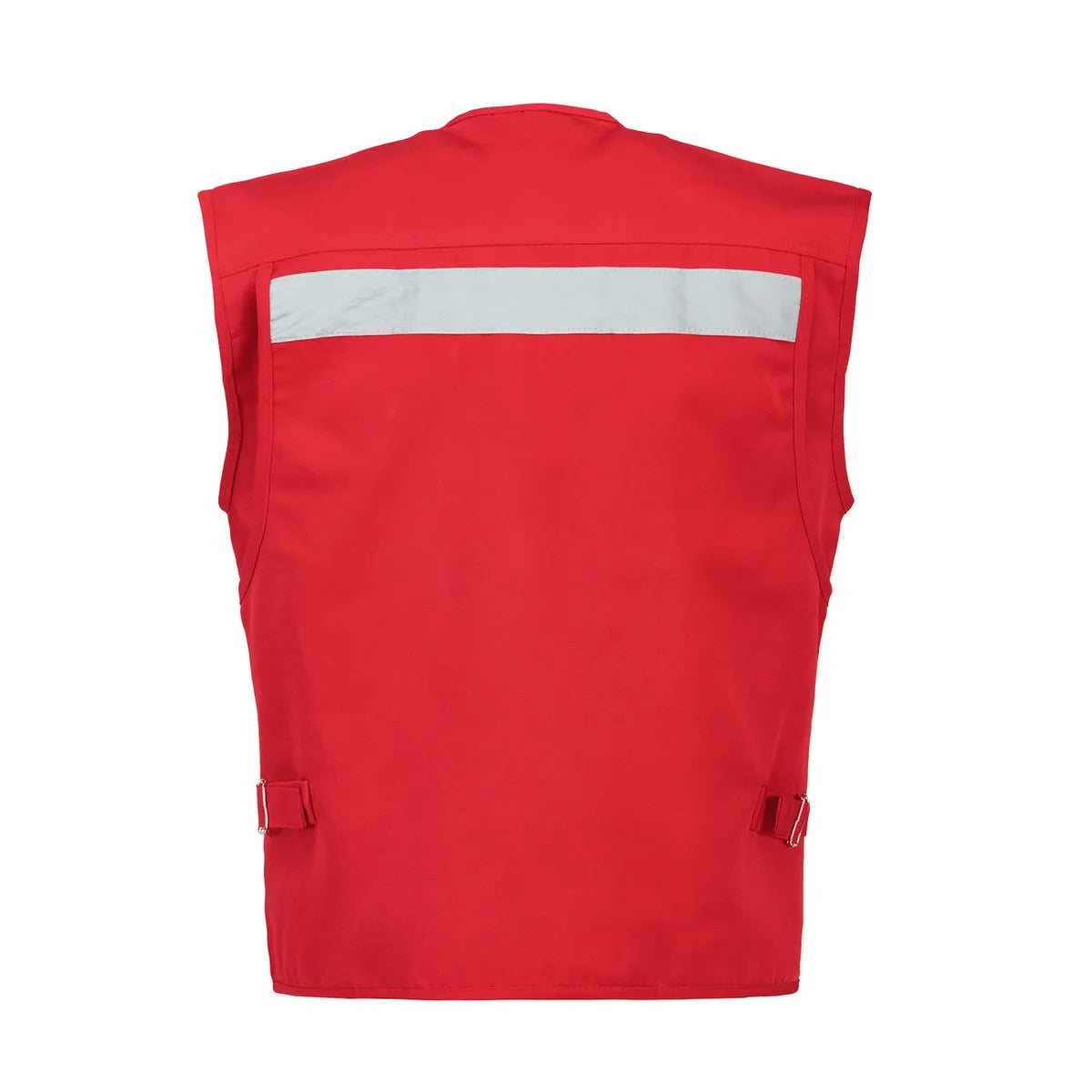 Chaleco Activex Geologo Canvas 250Gr Rojo C/Reflectante