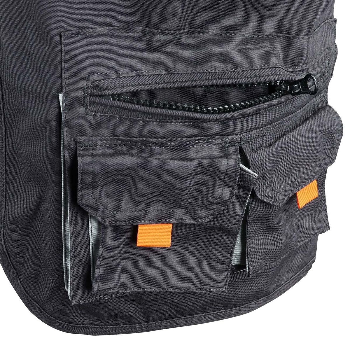 Chaleco Geólogo Gris-Negro XR-100