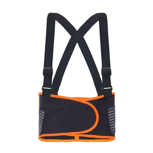 Faja Activex de Soporte Lumbar Naranjo Negro
