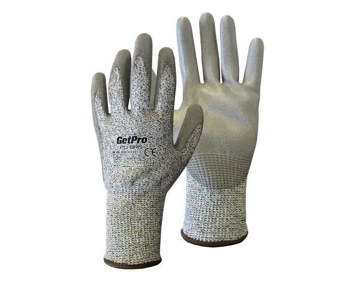Guante Getpro Pu Gris Corte 5