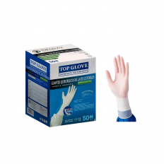 Guantes de Látex Top Glove Quirúrgicos Talla 7 1/2 50 Pares