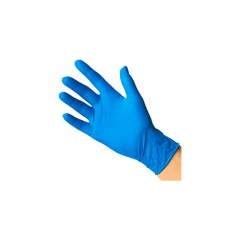 Guantes de Nitrilo Top Glove Examinación Extra Resistente Talla L Azul 100 Unidades