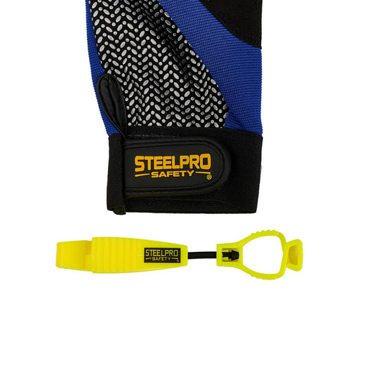Guante steelpro antideslizante azul