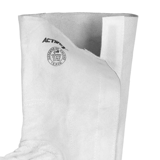 Polaina Soldador Descarne C/Velcro