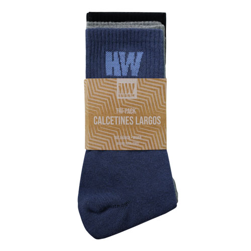 TRIPACK CALCETINES HW ALGODON MUJER