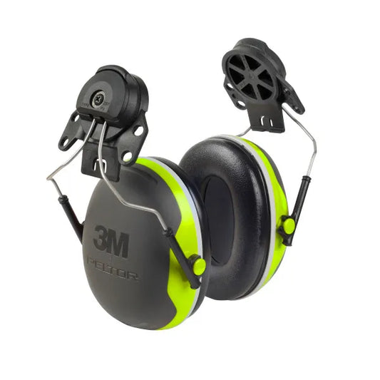 3M HEARING PROTECTOR ATTACHED TO HELMET X4P3E
