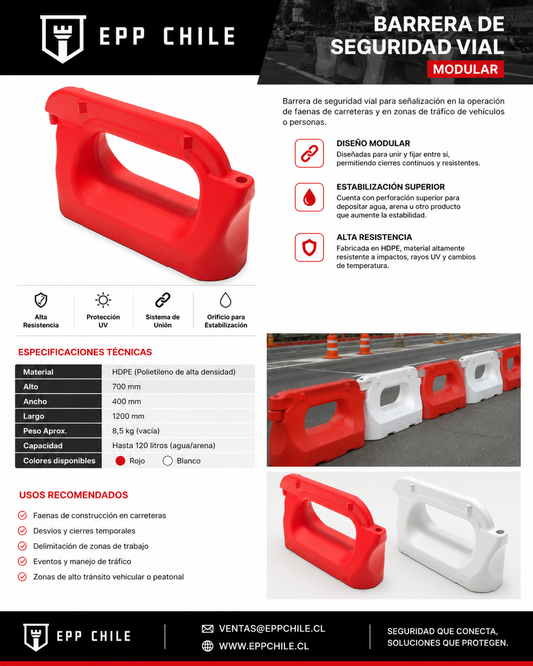 Barrera Roja un Anclaje