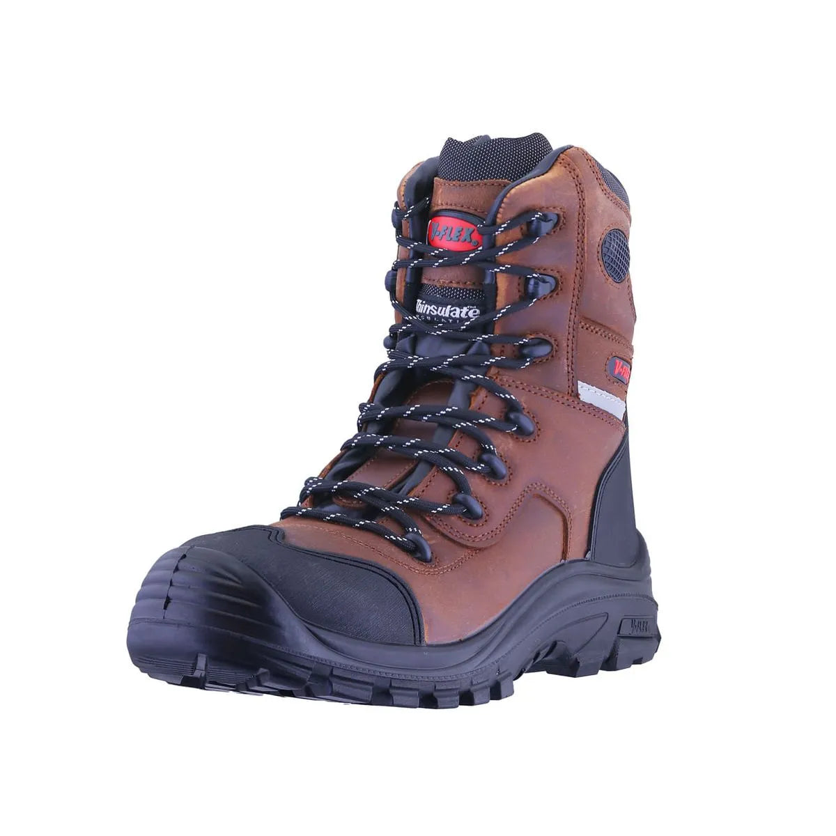 Bota De Seguridad V-Flex V66 Thinsulate® Hidrofugada Café