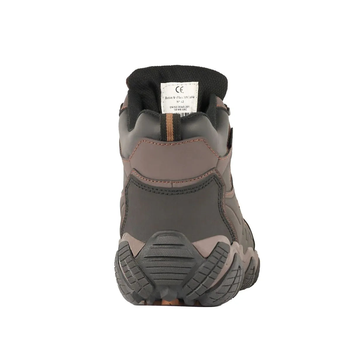 Botín De Seguridad V-Flex V9 Café