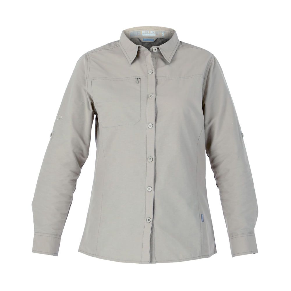 CAMISA DUCK DRY HW MUJER BEIGE