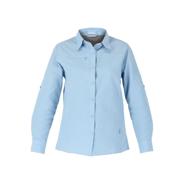 CAMISA DUCK DRY HW MUJER CELESTE