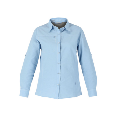CAMISA DUCK DRY HW MUJER CELESTE