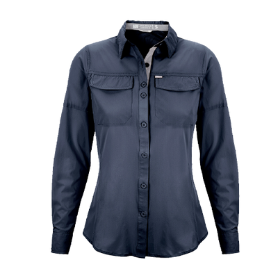 CAMISA HW ANTAKARI SPANDEX MUJER AZUL