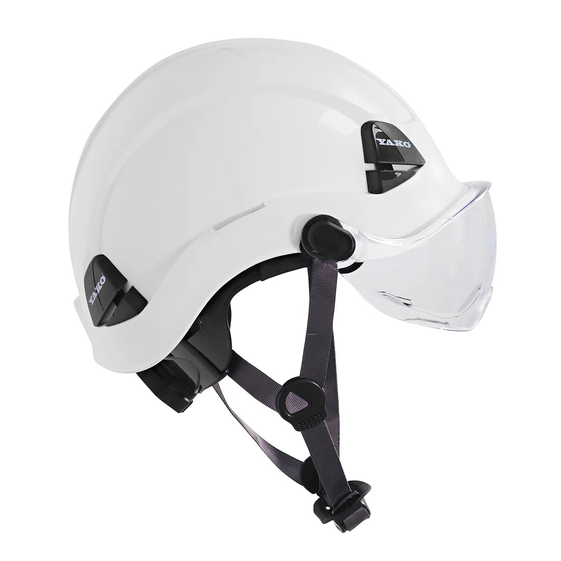 CASCO YAKO BLANCO CON VISERA STEELPRO ISP