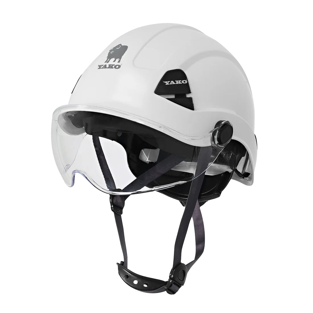 CASCO YAKO BLANCO CON VISERA STEELPRO ISP