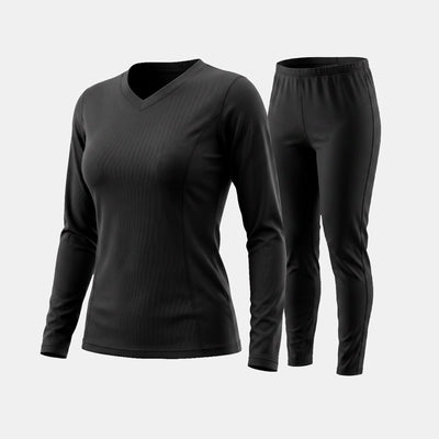 CONJUNTO INTERIOR POLIESTER HW COOLDRY MUJER NEGRO
