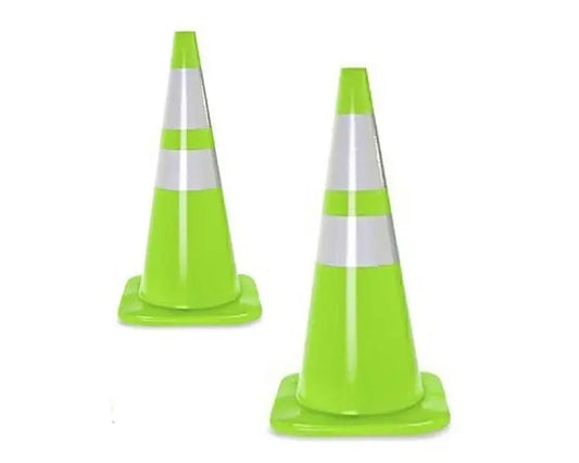 CONO VERDE 28" 2 CINTAS REFL BASE CUAD