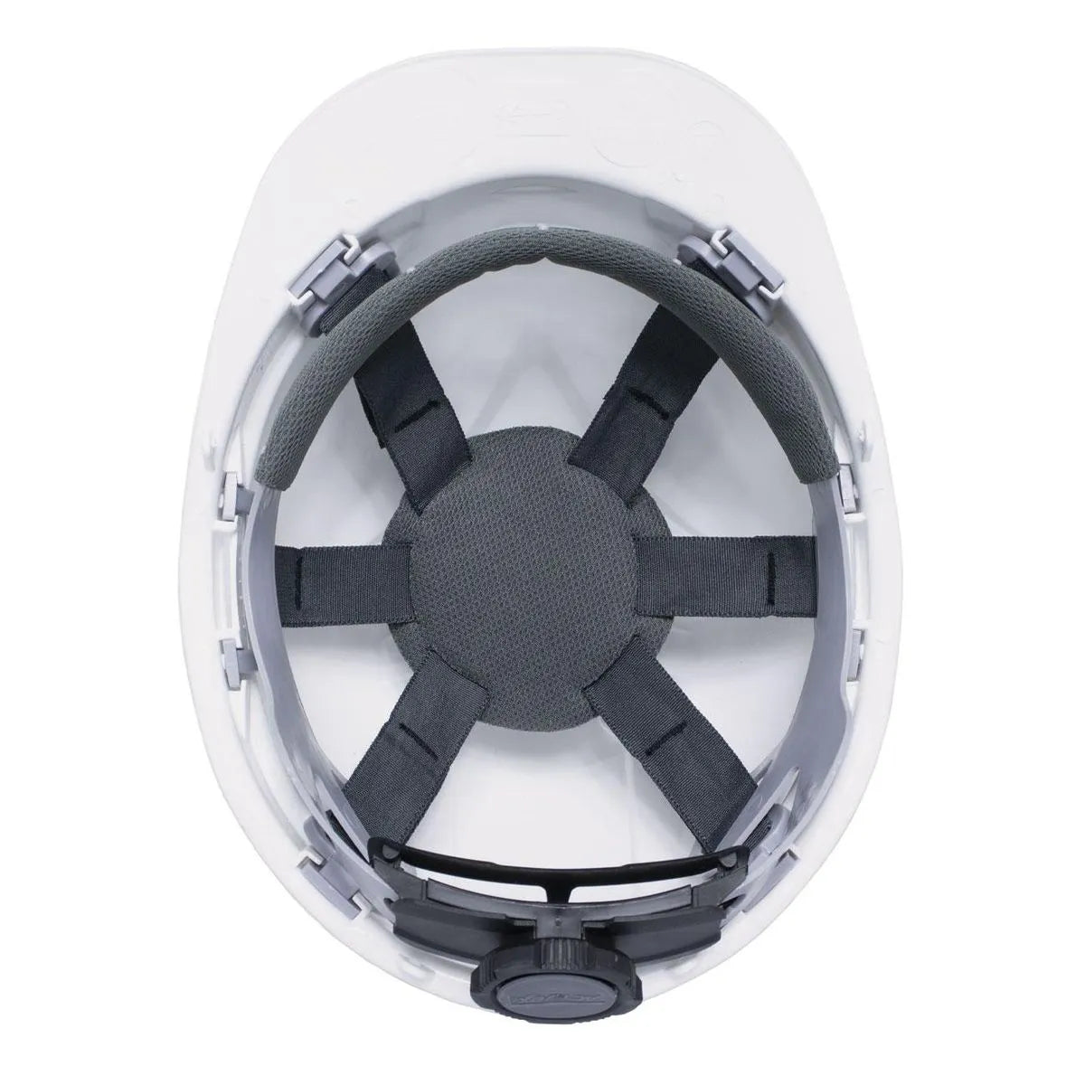 Casco Activex I Blanco Arnes cinta 6 Puntas Ratchet