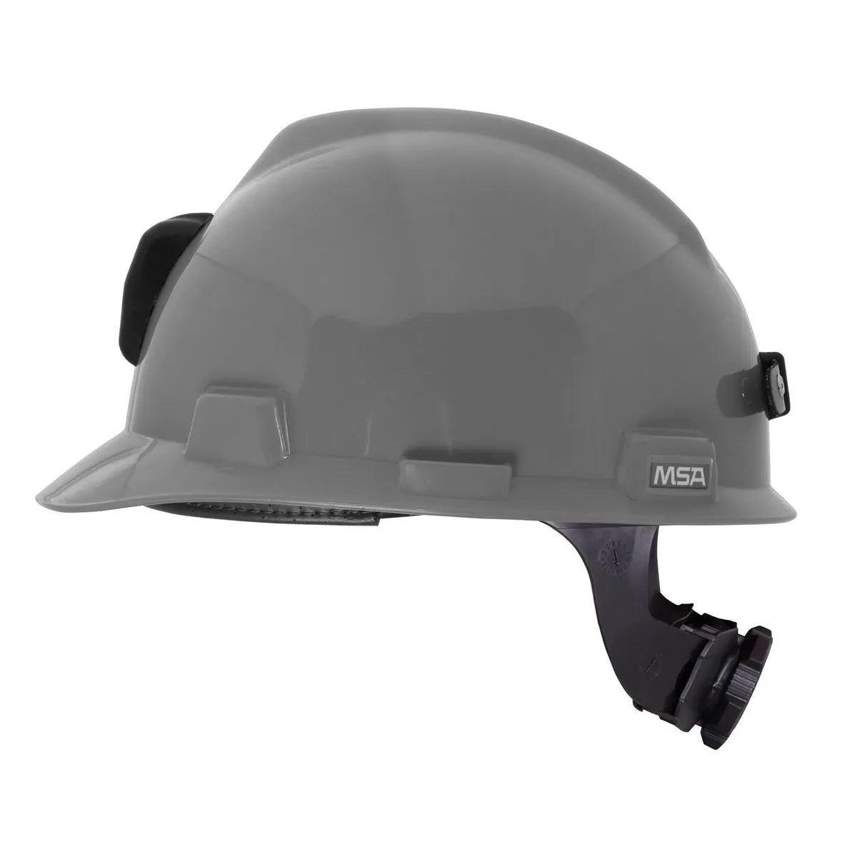 Casco MSA V-Gard Gris Fas-Trac III Con PL/Pc