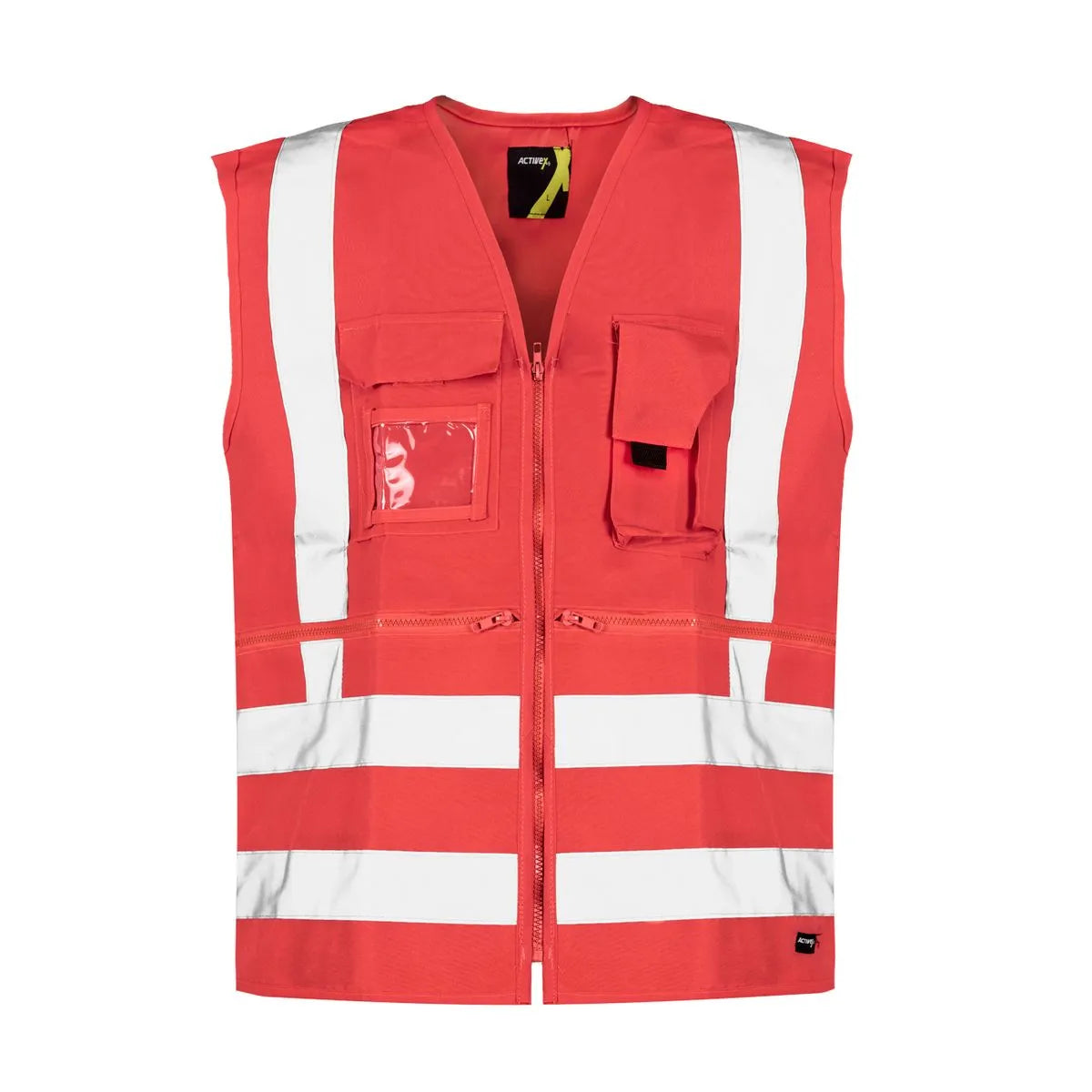Chaleco Geologo Activex Rojo Alta Visibilidad Gard