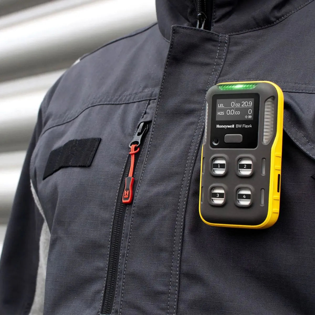 Detector BW Multigas Flex para medición LEL-O2-CO-H2S