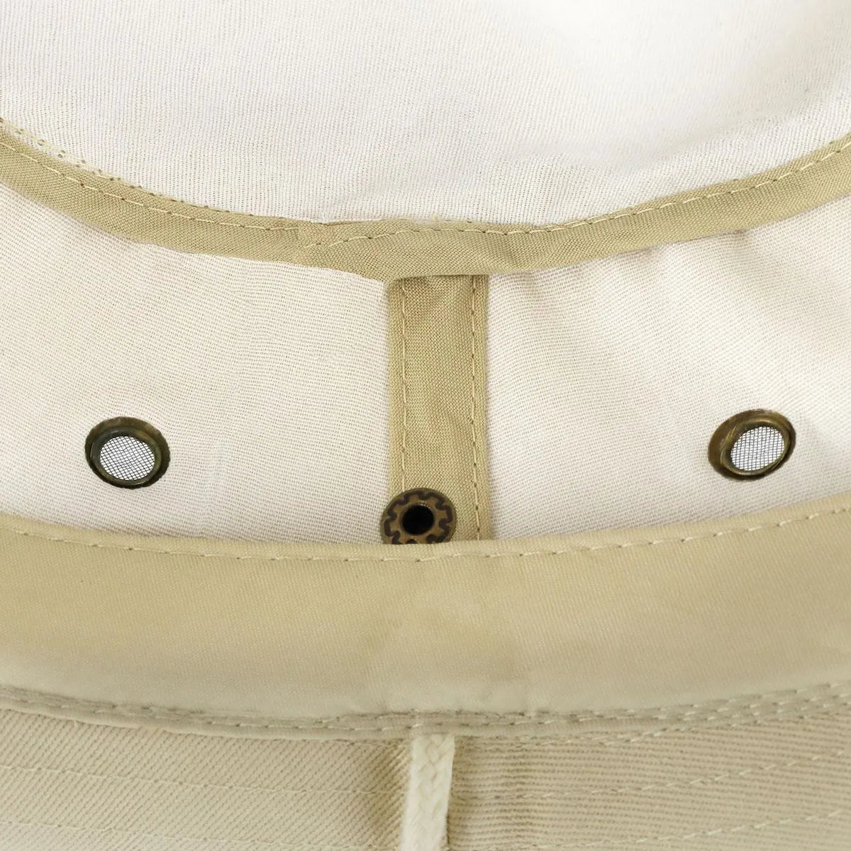 Gorro Tipo Pescador Beige 100% Algodón