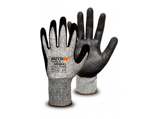 Guante Atox Nitrilo Negro Corte 5
