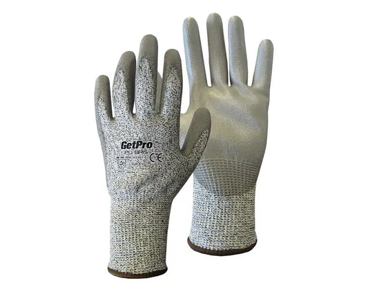 Guante Getpro Pu Gris Corte 5