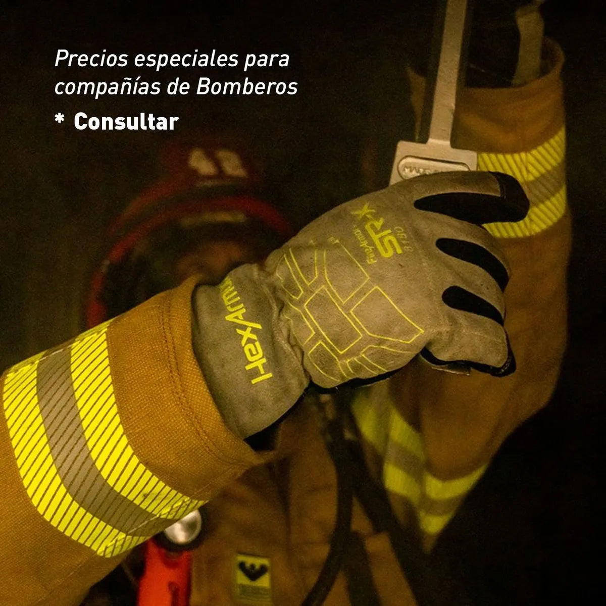 Guante HexArmor 8180 SRX para Bombero