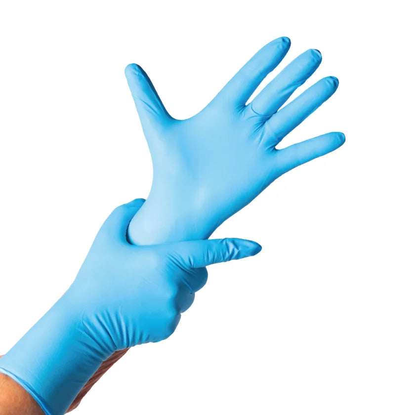 Guantes de Nitrilo Top Safe Examinación Extralargo 7 g Azul 100 Unidades