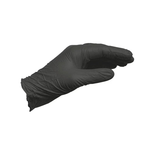 Guantes desechables, nitrilo Sin polvo, negros 100 UND WURTH
