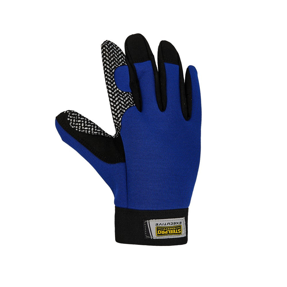 Guante steelpro antideslizante azul