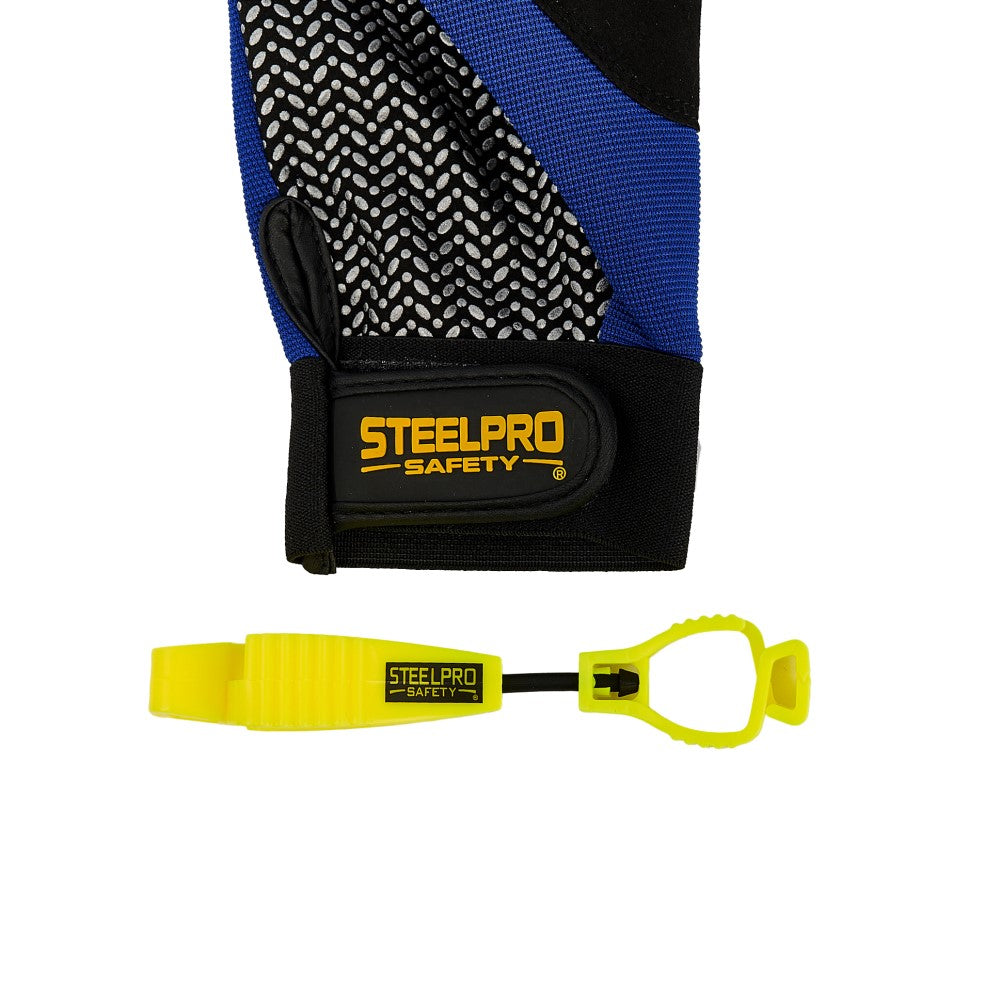 Guante steelpro antideslizante azul