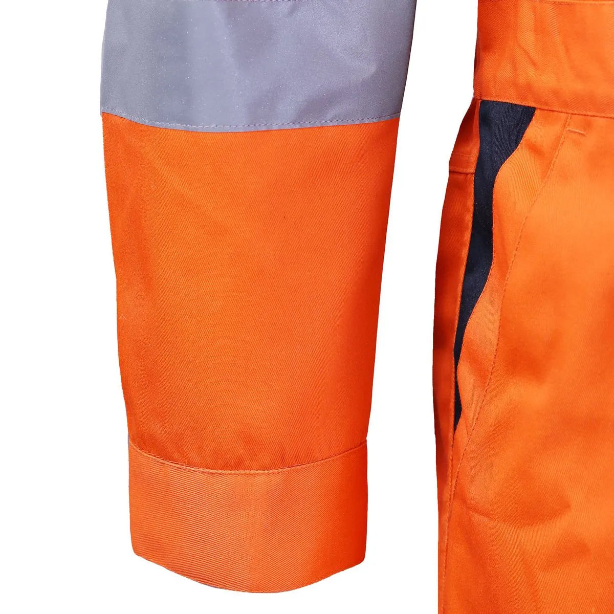 Overol Activex Canvas Naranjo Mujer Reflectante 360°