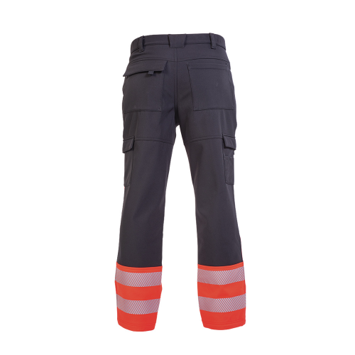 PANTALON SOFTSHELL HW OKLAN ROJO FLUOR