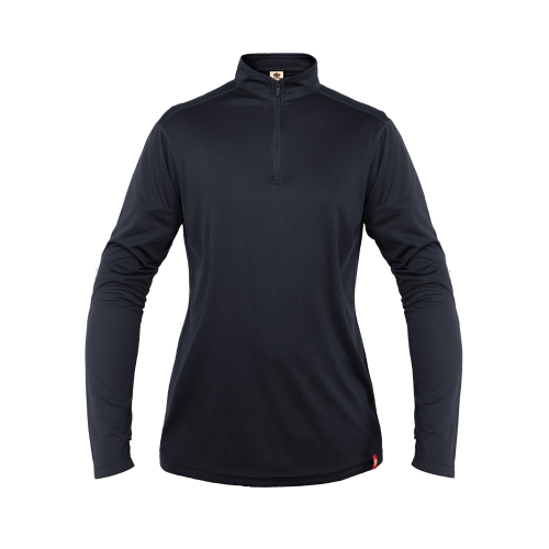 POLERA QUEBEC HALF-ZIP MUJER AZUL MARINO