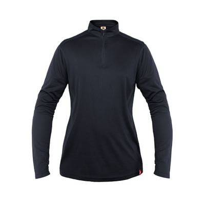 POLERA QUEBEC HALF-ZIP MUJER AZUL MARINO