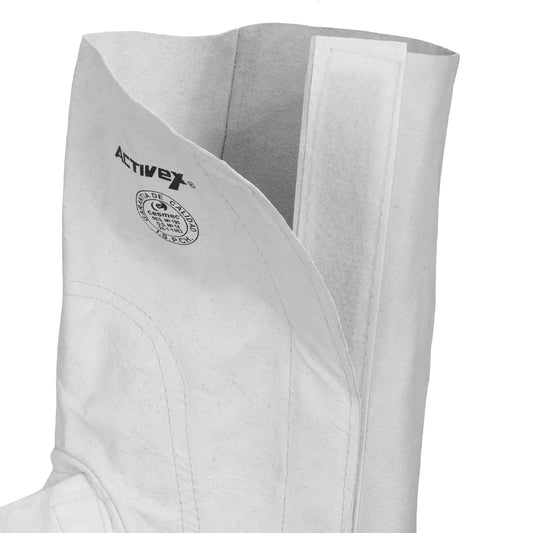 Polaina Soldador Cuero Con Velcro
