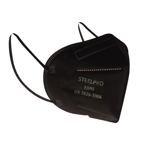 RESPIRADOR DESCARTABLE STEELPRO KN95 (50 UN) BLACK