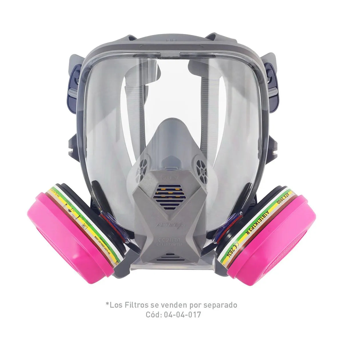 Respirador Full Face Silicona Activex ATX 1500 Talla Universal