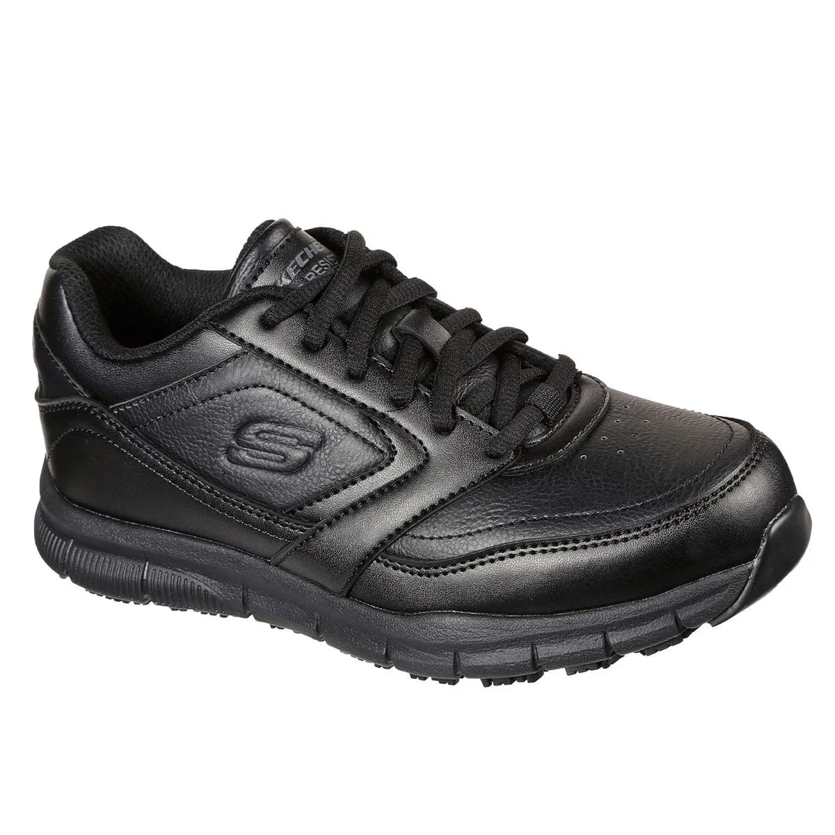 Zapatilla De Seguridad de Trabajo Skechers Nampa Wyola SR Negro Mujer