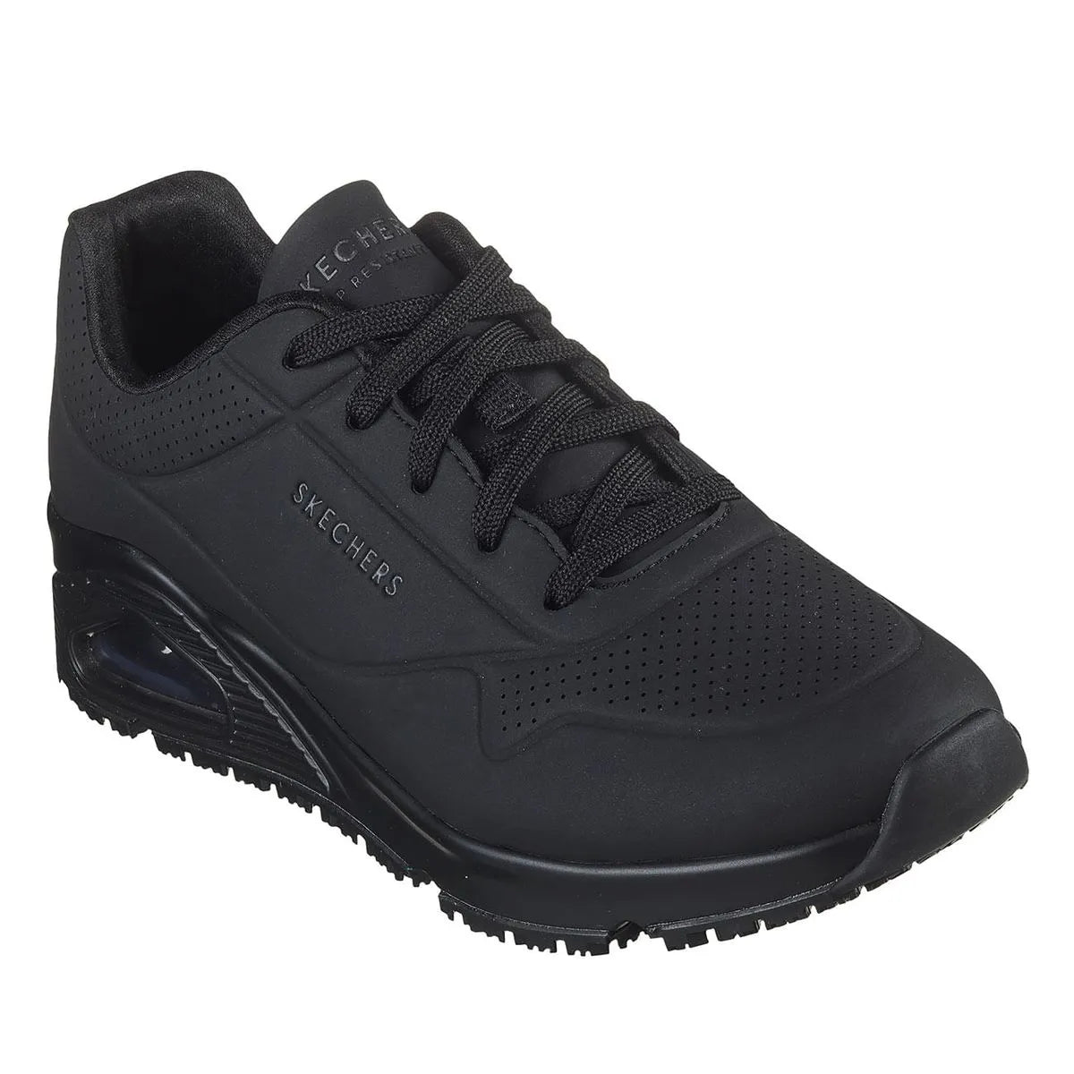 Zapatilla De Seguridad de Trabajo Skechers Uno SR Negro Mujer