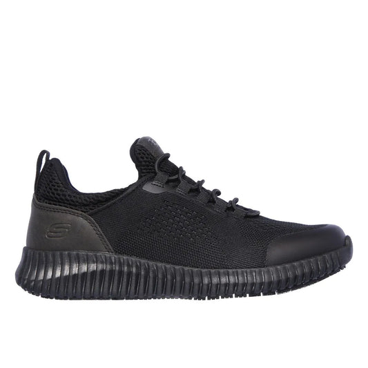 Zapatilla de Trabajo Skechers Cessnock - Carrboro SR Negro Mujer