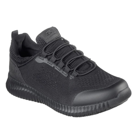 Zapatilla de Trabajo Skechers Cessnock - Carrboro SR Negro Mujer
