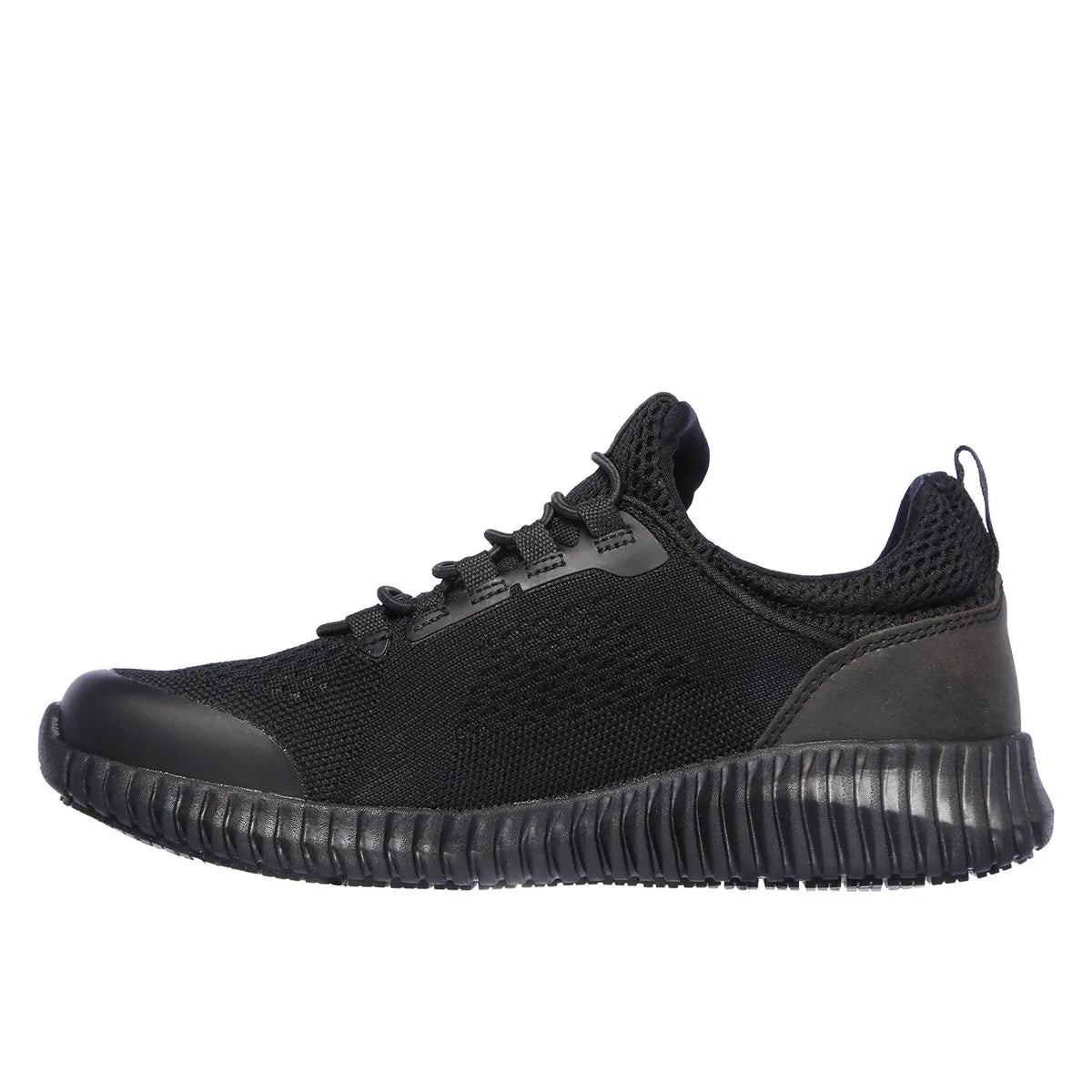 Zapatilla de Trabajo Skechers Cessnock - Carrboro SR Negro Mujer